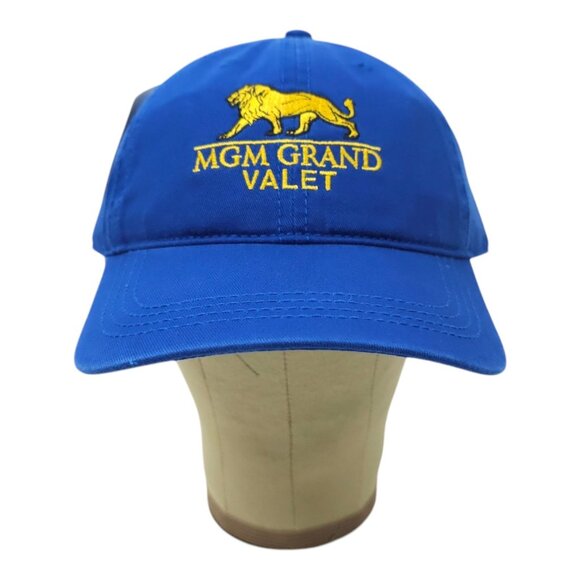 MGM Grand Valet Strapback Cap Washed Chino Twill Embroidered Baseball Hat NEW - Picture 9 of 13